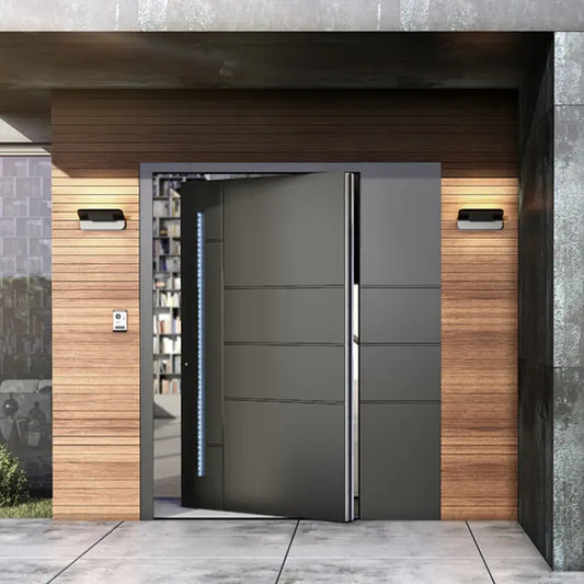 Luxury Design Stainless Steel Entrance Door Exterior