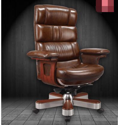 European and Japanese Style Leather Boss Chair