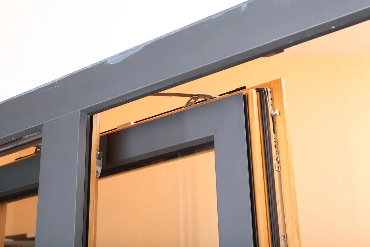 Waterproof Double Glazed Aluminum French Doors
