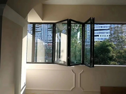 Exterior aluminium Glass Bi-fold Folding Window