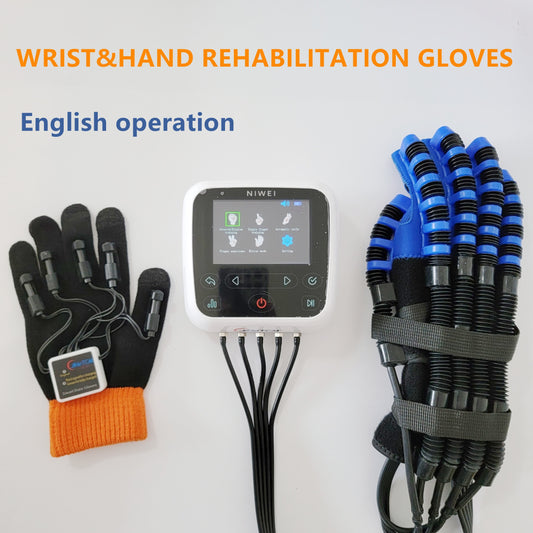 Smart Quality English Hand Rehabilitation Robot Glove for Stroke Patients with Hemiplegia Wrist&amp;finger Function Recovery