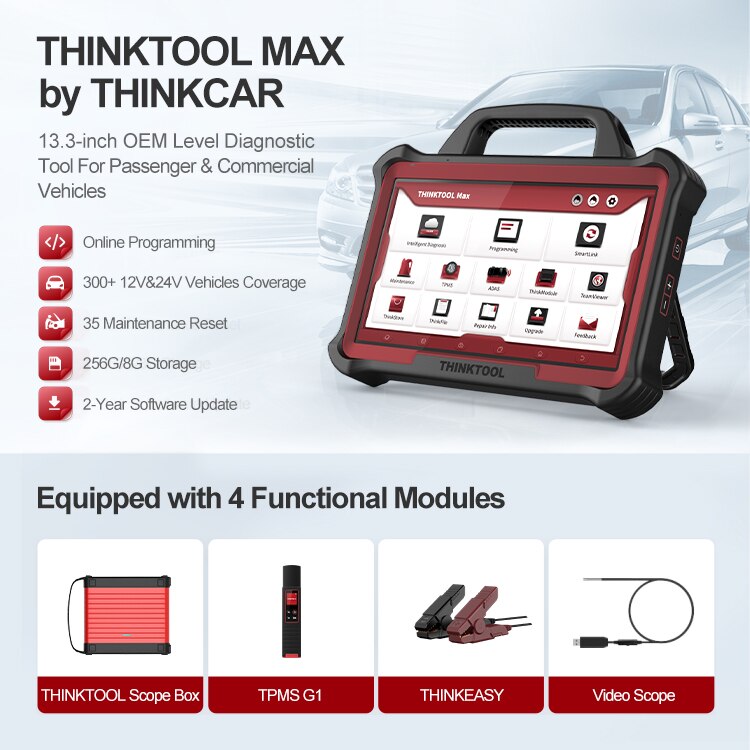Think Tool Scanner Max Kit J2534