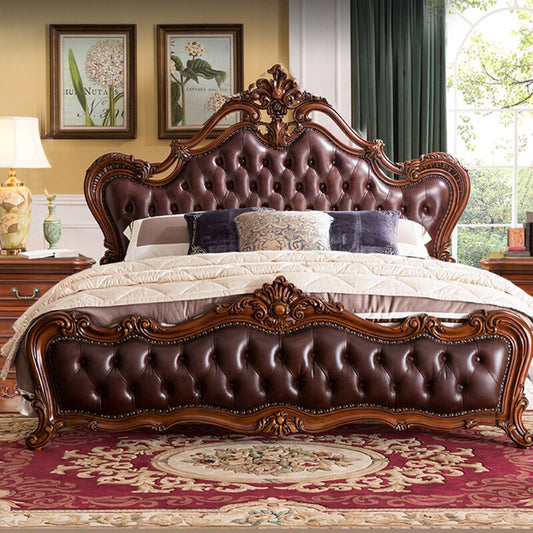European-style Solid Wood Bed 1.8m