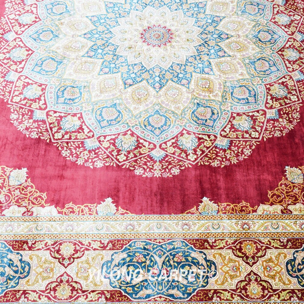Handknotted Persian Style Handmade Art Silk Carpet