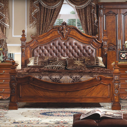 American Leather Bed Master Bedroom
