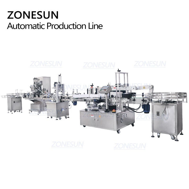 Liquid Filling Capping And Packing Labeling Machine