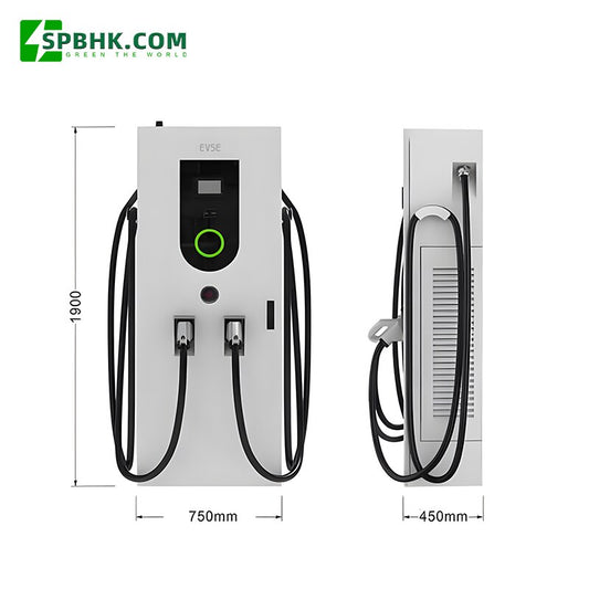 New Charging Pile Electric Dual Gun Charger 22KW 44KW 60KW