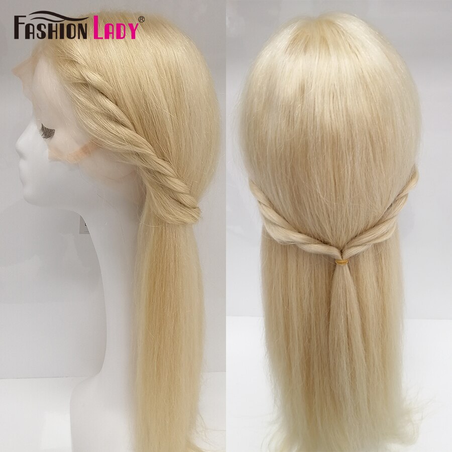Original (Not Fake) Fashion Lady 100% Human Hair 613 Honey Blonde Colored Remy Brazilian Straight Hair Wig