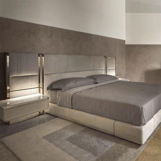 CC Italian light luxury style post-modern master bedroom