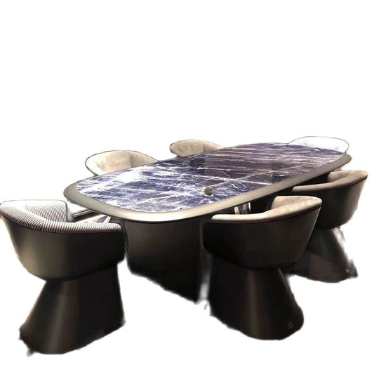 Italian carbon fiber oval table
