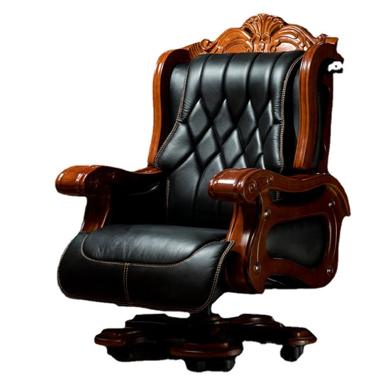 High quality minimalist modern boss chair executive office chair inclined CEO massage chair business leather computer chair