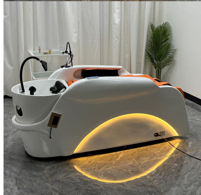 Fully automatic intelligent electric massage shampoo bed