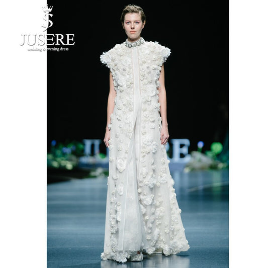 Genuine JUSERE Fashion Show Ivory Wedding Dress