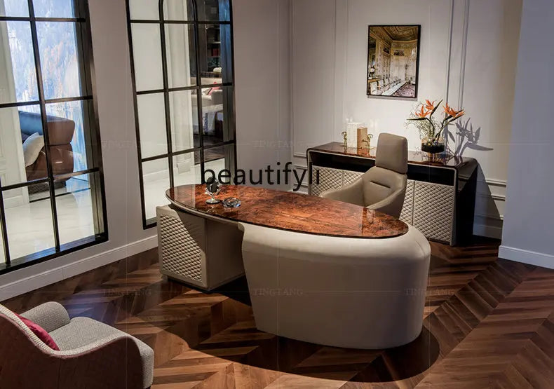 Italian Light Luxury Desk Modern
