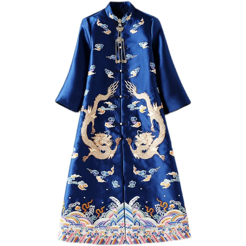 Chinese style outerwear women's autumn embroidery