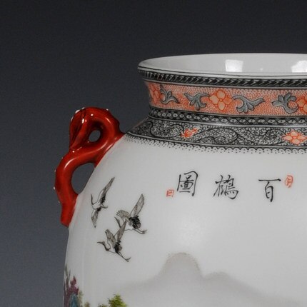 Oriental Master Handicraft Porcelain Vase