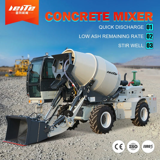 Self-loading Cement Concrete Mixer Trucks