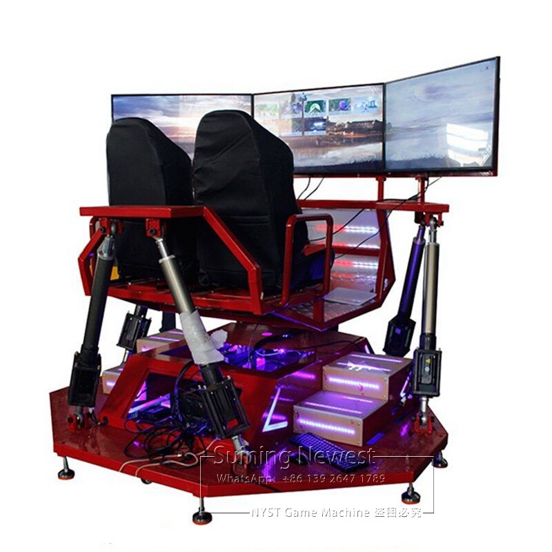 New 3 Screen 3D Video Car Racing Arcade Game
