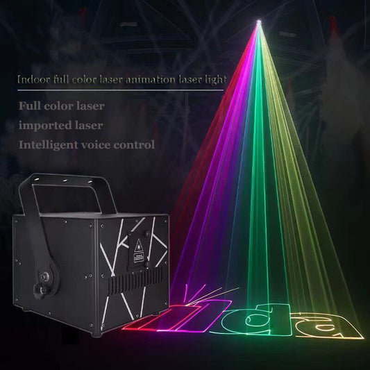 Full Colour Animation Laser Light Bar Disco Ktv Beam Scanner Stage Laser Light Projector