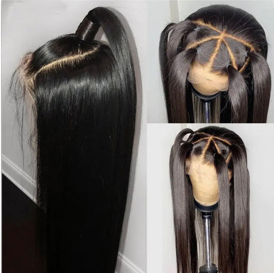 100% Real Human Hair Silk Base Full Lace Wigs