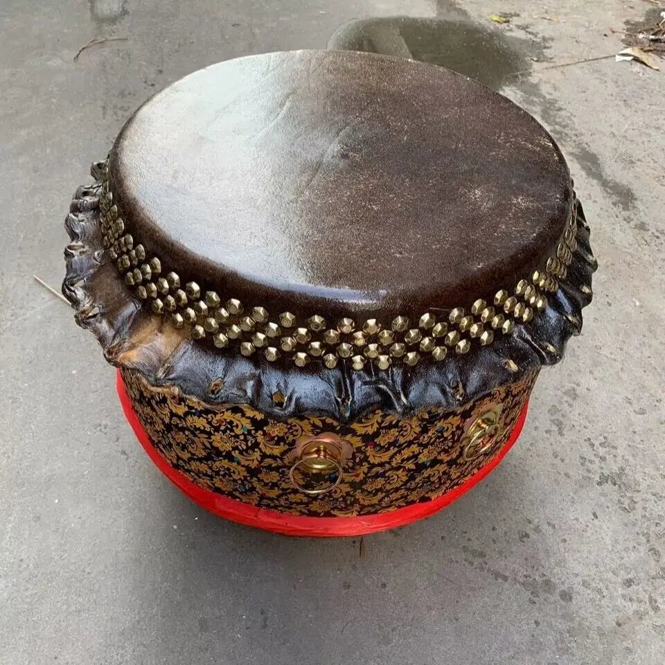 16/18 Inch 4-row Nails Handmade Leather Drum China Traditional Percussion Drum